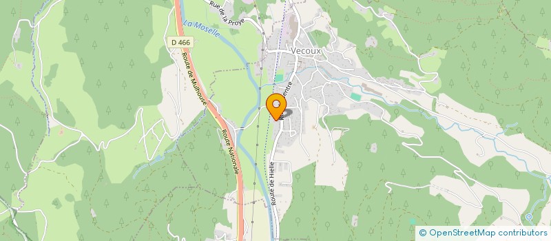 localisation de l'entreprise SCI TGMM  VECOUX