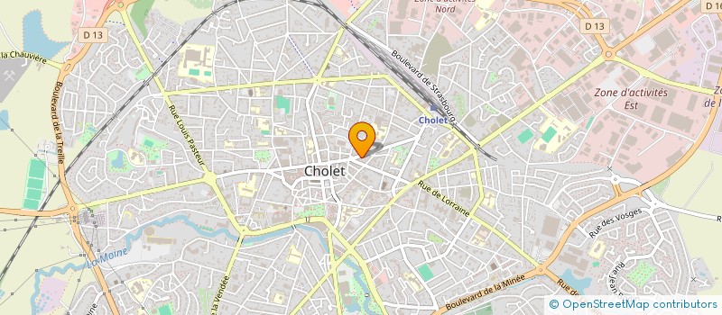 localisation de l'entreprise SCI TGN IMMO à CHOLET