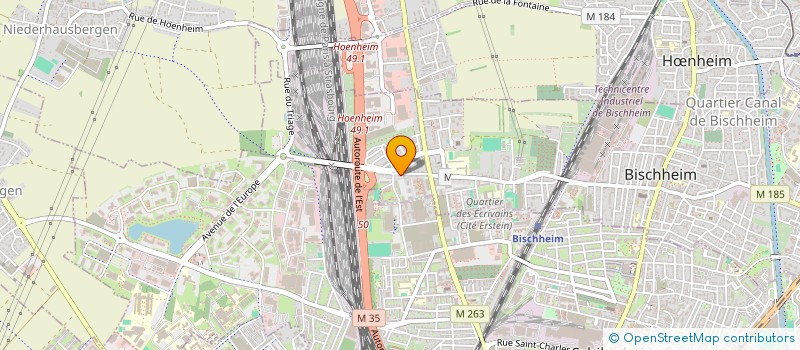 localisation de l'entreprise SCI TGV  BISCHHEIM