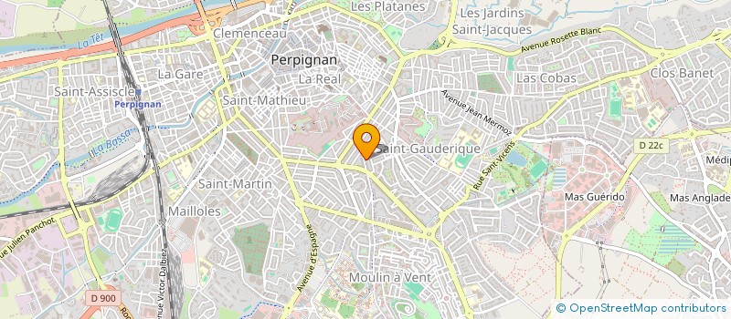 localisation de l'entreprise SCI TGV  PERPIGNAN