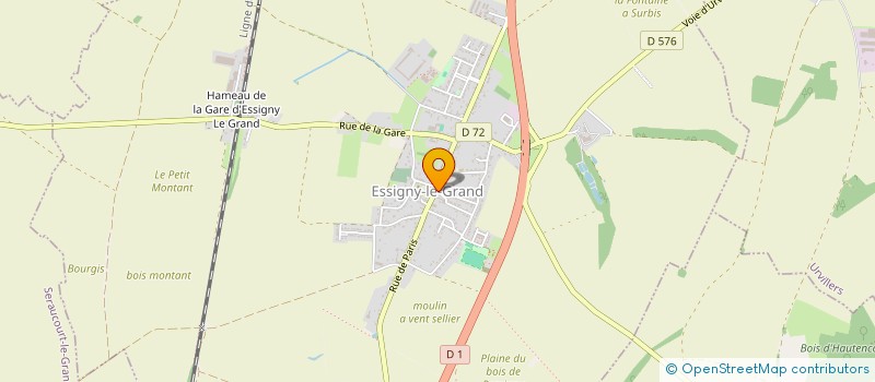 localisation de l'entreprise SCI TH  ESSIGNY-LE-GRAND