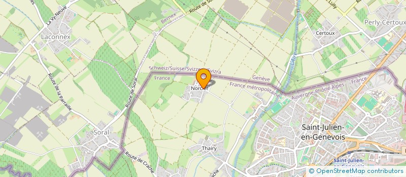 localisation de l'entreprise SCI TH  SAINT-JULIEN-EN-GENEVOIS