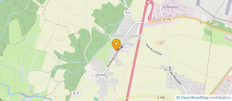 localisation de l'entreprise SCI TH à CHATEAU-GAILLARD
