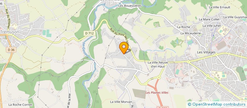 localisation de l'entreprise SCI TH BAY  PLOUFRAGAN