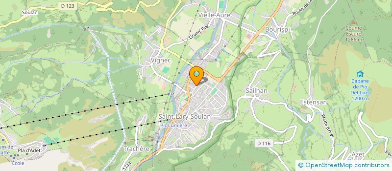 localisation de l'entreprise SCI TH DLR  SAINT-LARY-SOULAN