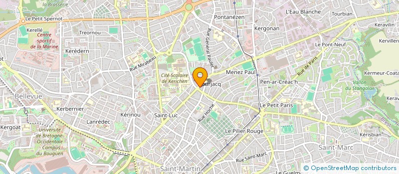 localisation de l'entreprise SCI TH.F IMMOBILIER  BREST