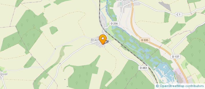 localisation de l'entreprise SCI TH2ZO  DOMART-SUR-LA-LUCE