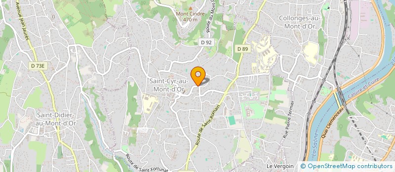 localisation de l'entreprise SCI TH3  SAINT-CYR-AU-MONT-D'OR