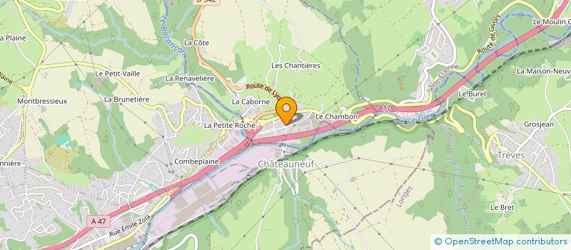 localisation de l'entreprise SCI THAA  CHABANIERE