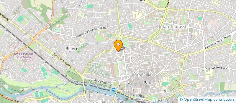 localisation de l'entreprise SCI THABOOT à PAU