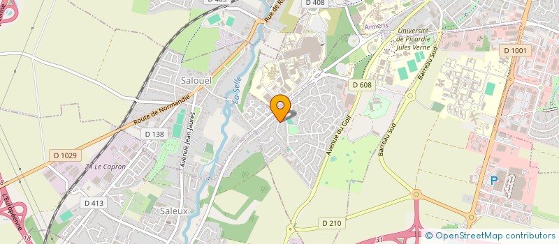 localisation de l'entreprise SCI THACA  SALOUEL