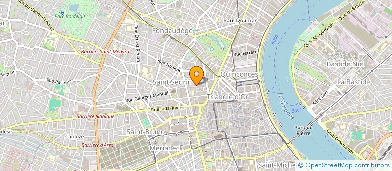 localisation de l'entreprise SCI THADDEE  BORDEAUX