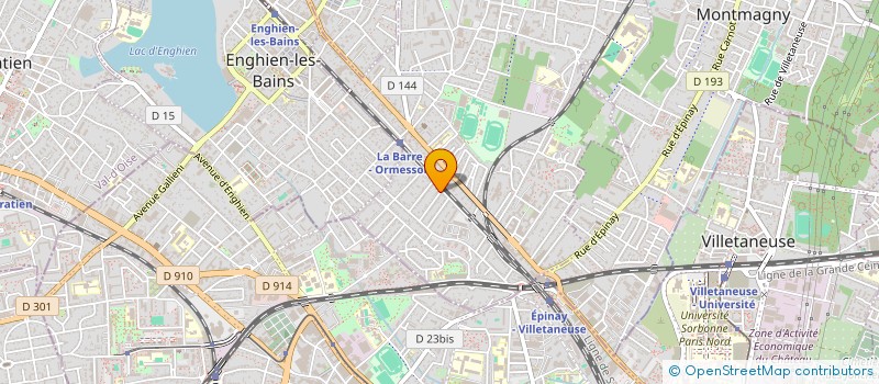 localisation de l'entreprise SCI THADDERTH  DEUIL-LA-BARRE