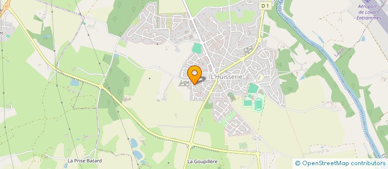 localisation de l'entreprise SCI THAE  L'HUISSERIE