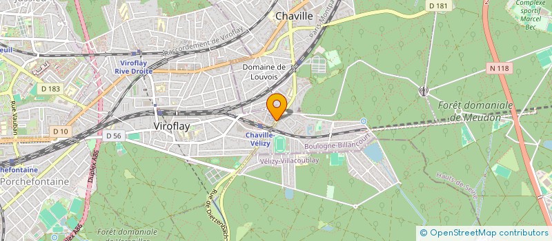 localisation de l'entreprise SCI THAEN  VIROFLAY