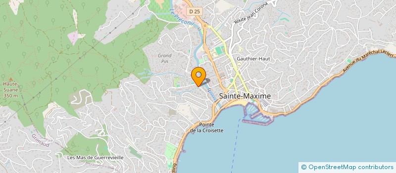 localisation de l'entreprise SCI THAI MOUN à SAINTE-MAXIME