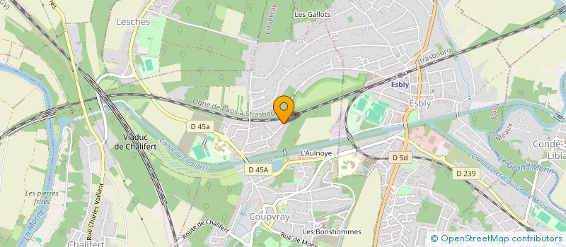 localisation de l'entreprise SCI THAIS 1  COUPVRAY