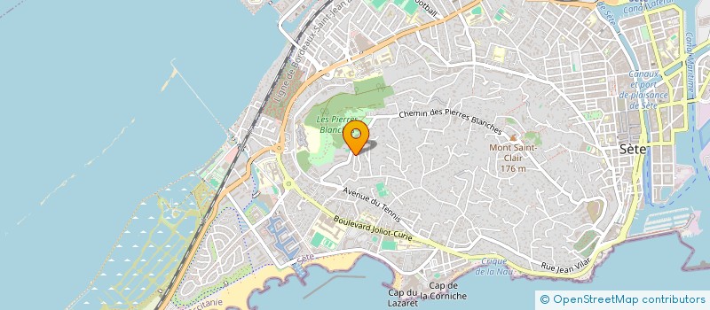 localisation de l'entreprise SCI THAIS  SETE