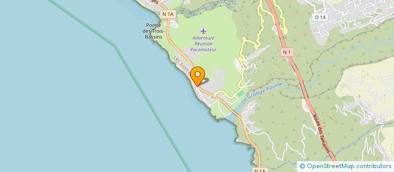 localisation de l'entreprise SCI THAIS  LES TROIS-BASSINS