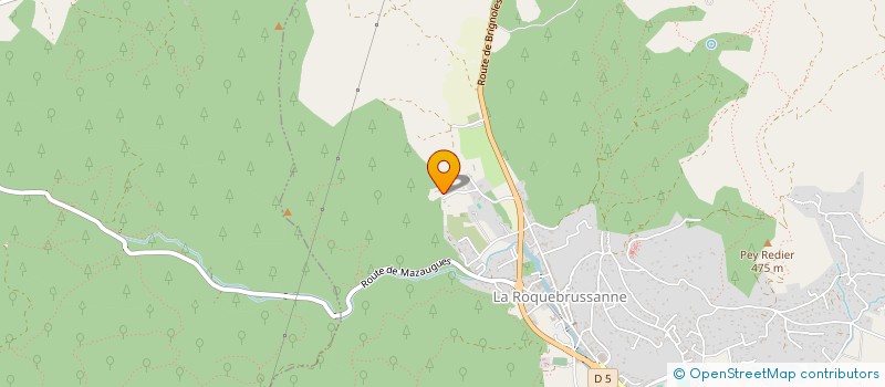 localisation de l'entreprise SCI THAL  LA ROQUEBRUSSANNE