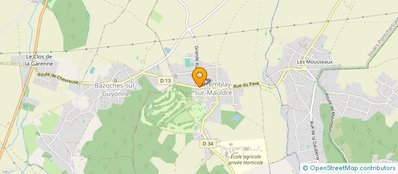 localisation de l'entreprise SCI THALAMAR  MAREIL-LE-GUYON