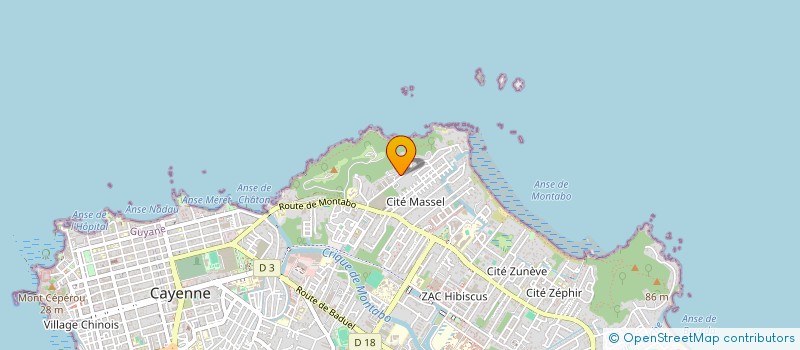 localisation de l'entreprise SCI THALAN  CAYENNE