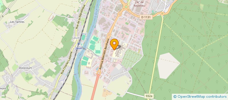 localisation de l'entreprise SCI THALASSA  COMPIEGNE