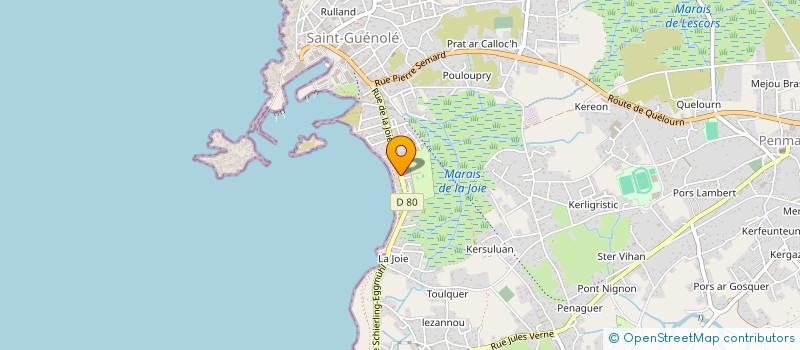 localisation de l'entreprise SCI THALASSA  PENMARCH