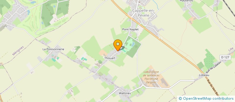 localisation de l'entreprise SCI THALASSA  CAPPELLE-EN-PEVELE