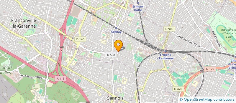 localisation de l'entreprise SCI THALAT-BOUSRAF à ERMONT