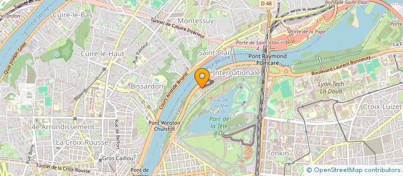 localisation de l'entreprise SCI THALES  LYON