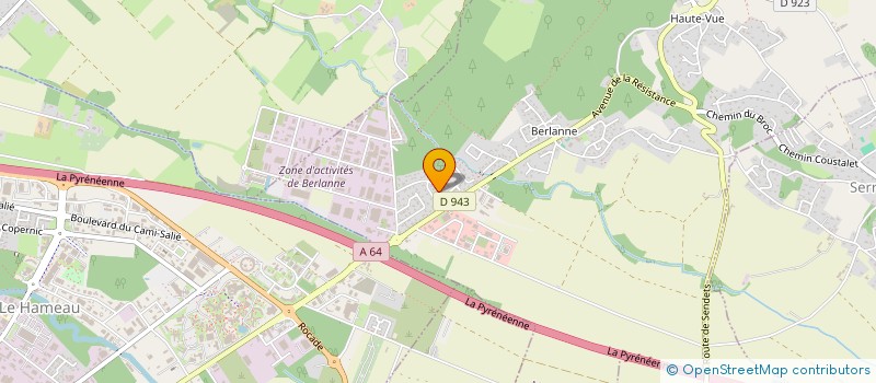 localisation de l'entreprise SCI THALIA  MORLAAS