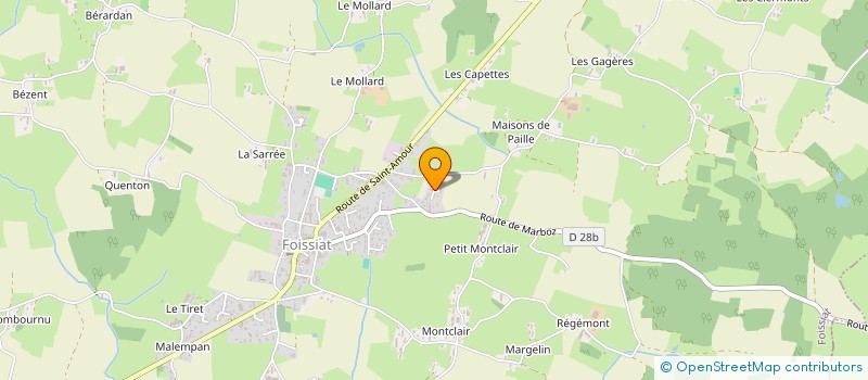 localisation de l'entreprise SCI THALIE à FOISSIAT