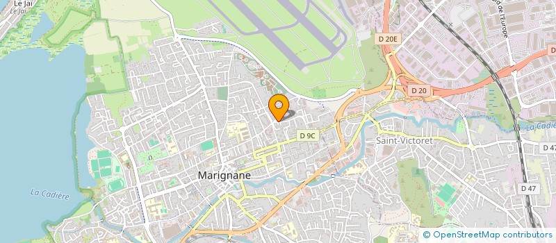 localisation de l'entreprise SCI THALYAS  MARIGNANE