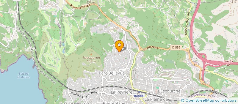 localisation de l'entreprise SCI THAMAY  BANDOL