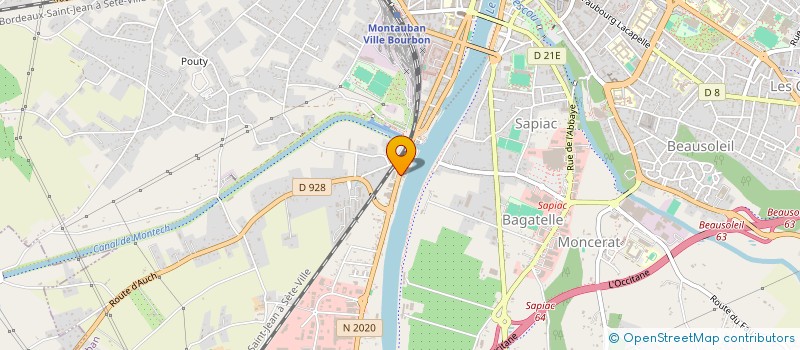 localisation de l'entreprise SCI THANGOT  MONTAUBAN