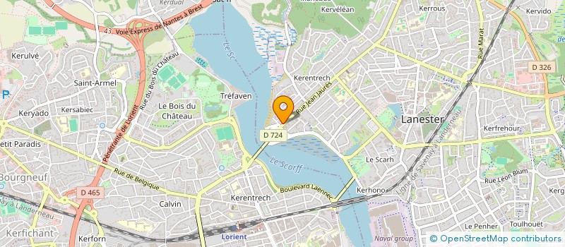 localisation de l'entreprise SCI THANH HOA  LANESTER