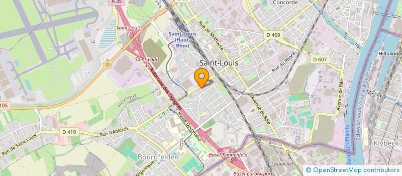 localisation de l'entreprise SCI THAPH  SAINT-LOUIS