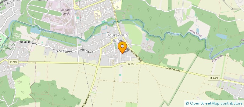 localisation de l'entreprise SCI THAPSUS  BOURAY-SUR-JUINE