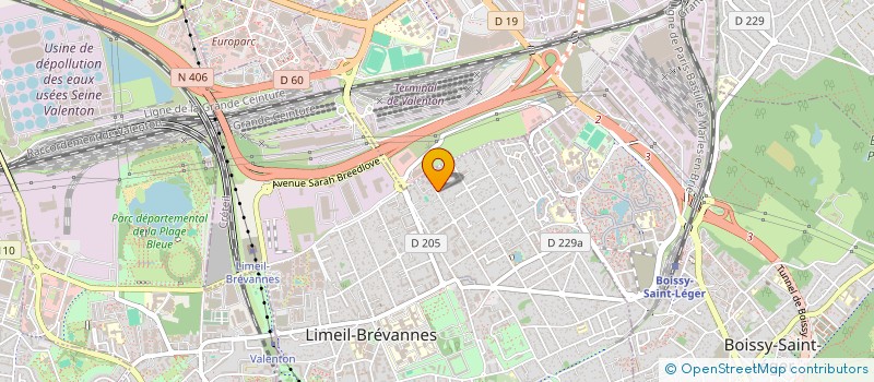 localisation de l'entreprise SCI THARSA  LIMEIL-BREVANNES