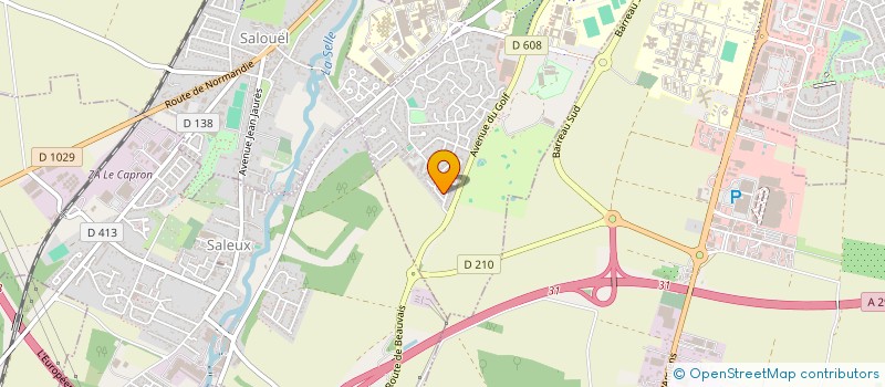 localisation de l'entreprise SCI THAT  SALOUEL