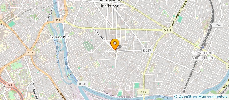 localisation de l'entreprise SCI THAYA à SAINT-MAUR-DES-FOSSES