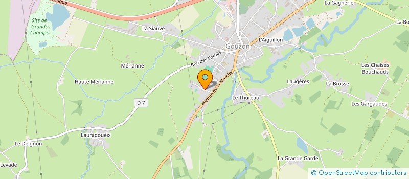 localisation de l'entreprise SCI THE 5TH AVENUE  GOUZON