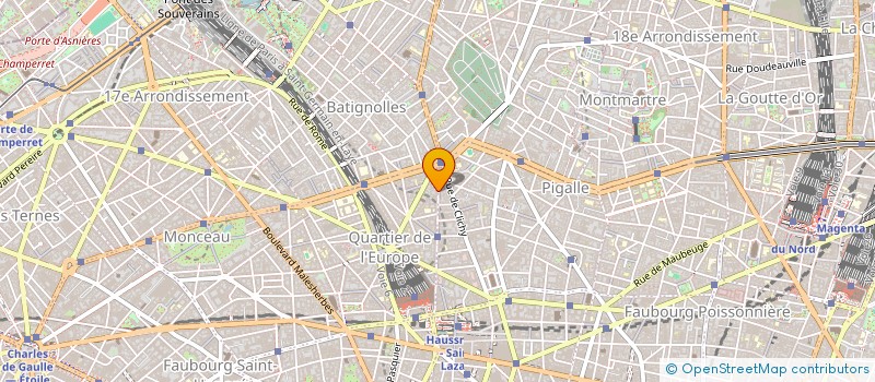 localisation de l'entreprise SCI THE BOBBIES à PARIS