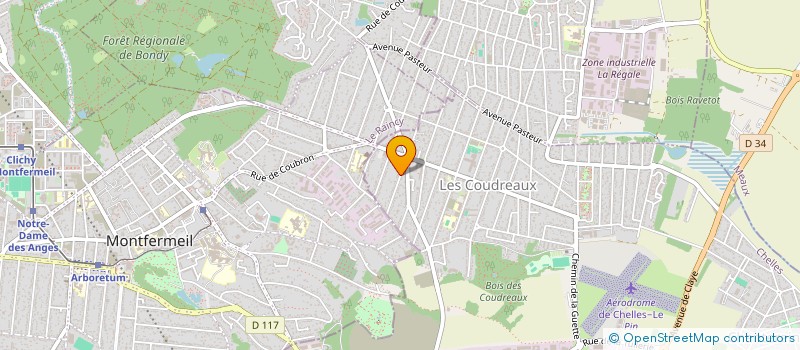 localisation de l'entreprise SCI THE CASTLE  CHELLES