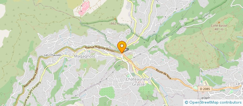 localisation de l'entreprise SCI  THE CLUBHOUSE  CHATEAUNEUF-GRASSE