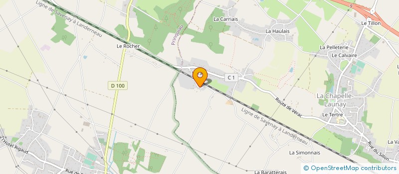 localisation de l'entreprise SCI THE COTTAGE  LA CHAPELLE-LAUNAY