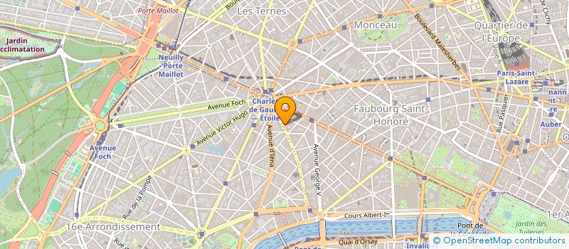 localisation de l'entreprise SCI THE DOUBLE B COMPANY  PARIS