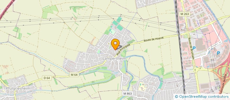 localisation de l'entreprise SCI THE FAMILY LOCA TEAM  LAMPERTHEIM