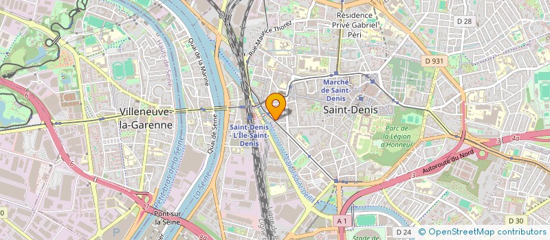 localisation de l'entreprise SCI THE FIRST MARKET IMMOBILIER  SAINT-DENIS
